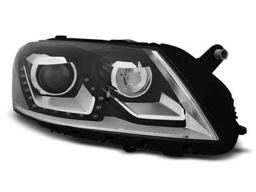 Передние фары BLACK для VW PASSAT B7 10-14