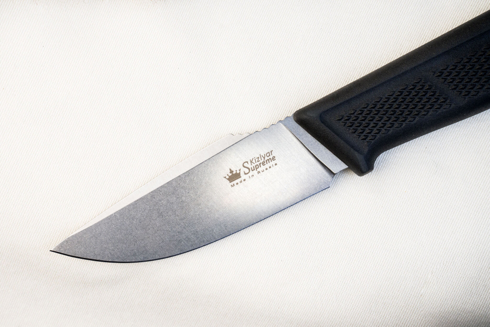 Туристический нож Baikal M AUS-10Co (Cryo) StoneWash Kraton