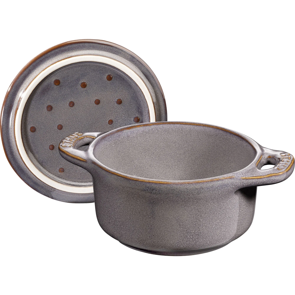 STAUB Мини-кокотница 200мл 10см серый 40511-998-0