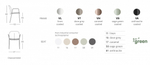 Кресло пластиковое Scab Design Mentha Go Green, лен