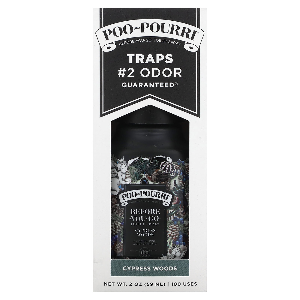 Poo-Pourri, спрей для туалета Before-You-Go®, кипарис, 59 мл