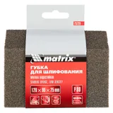 Губка для шлифования, 120 х 90 х 25 мм, трапеция, мягкая, P 80 Matrix — фото 5