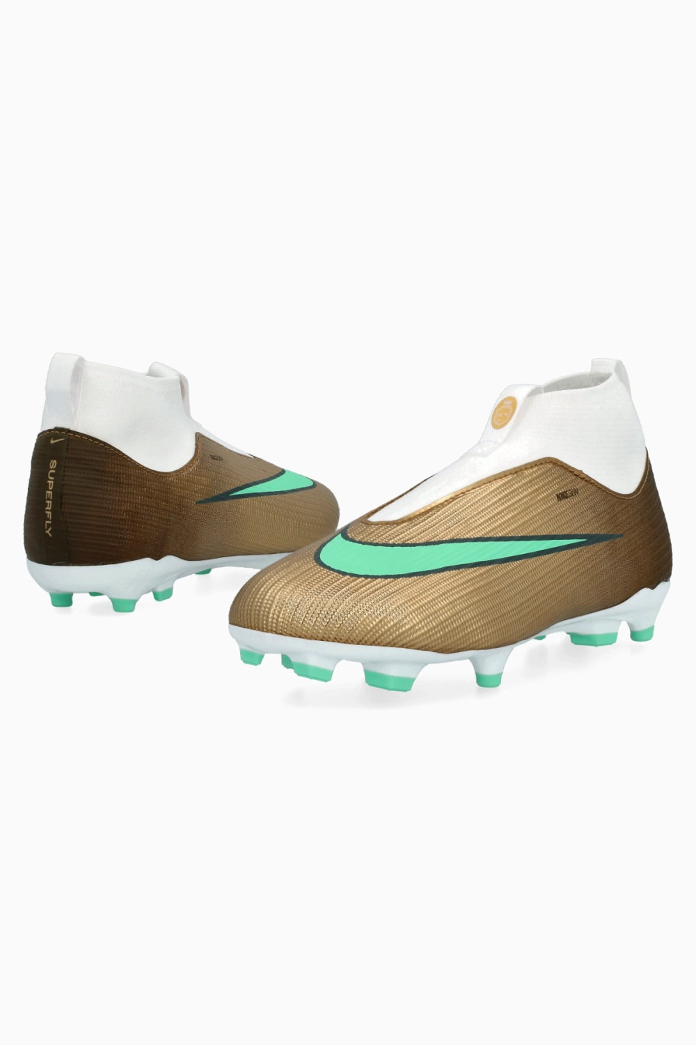 Бутсы Nike Zoom Mercurial Superfly 11 Academy Mbappe FG/MG Junior - золотой
