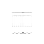 ALGORITHM SINGLE LINEAR PENDANT By Vibia