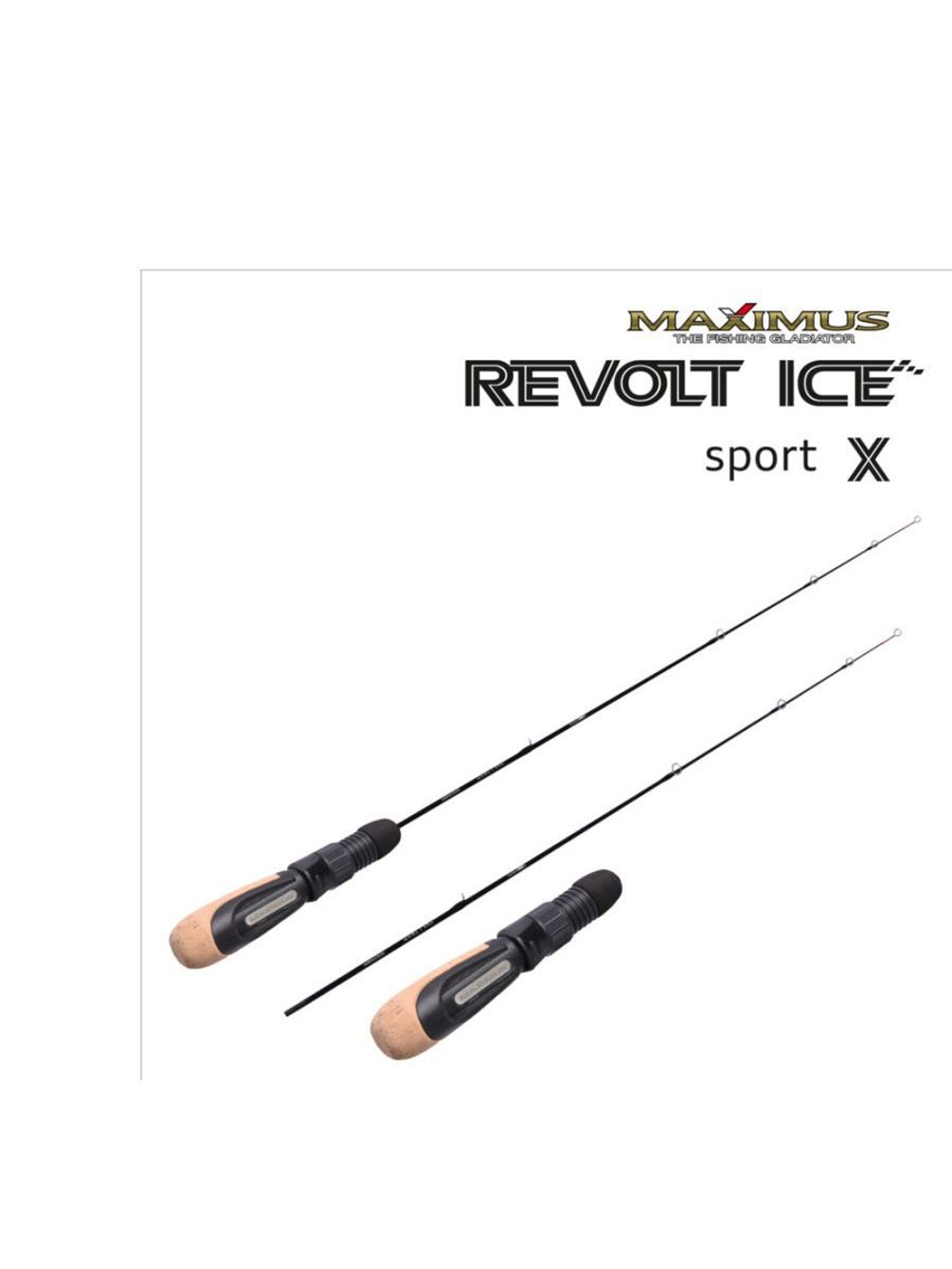 Зимняя удочка для рыбалки REVOLT ICE SPORT X 302XH, 0,75м,