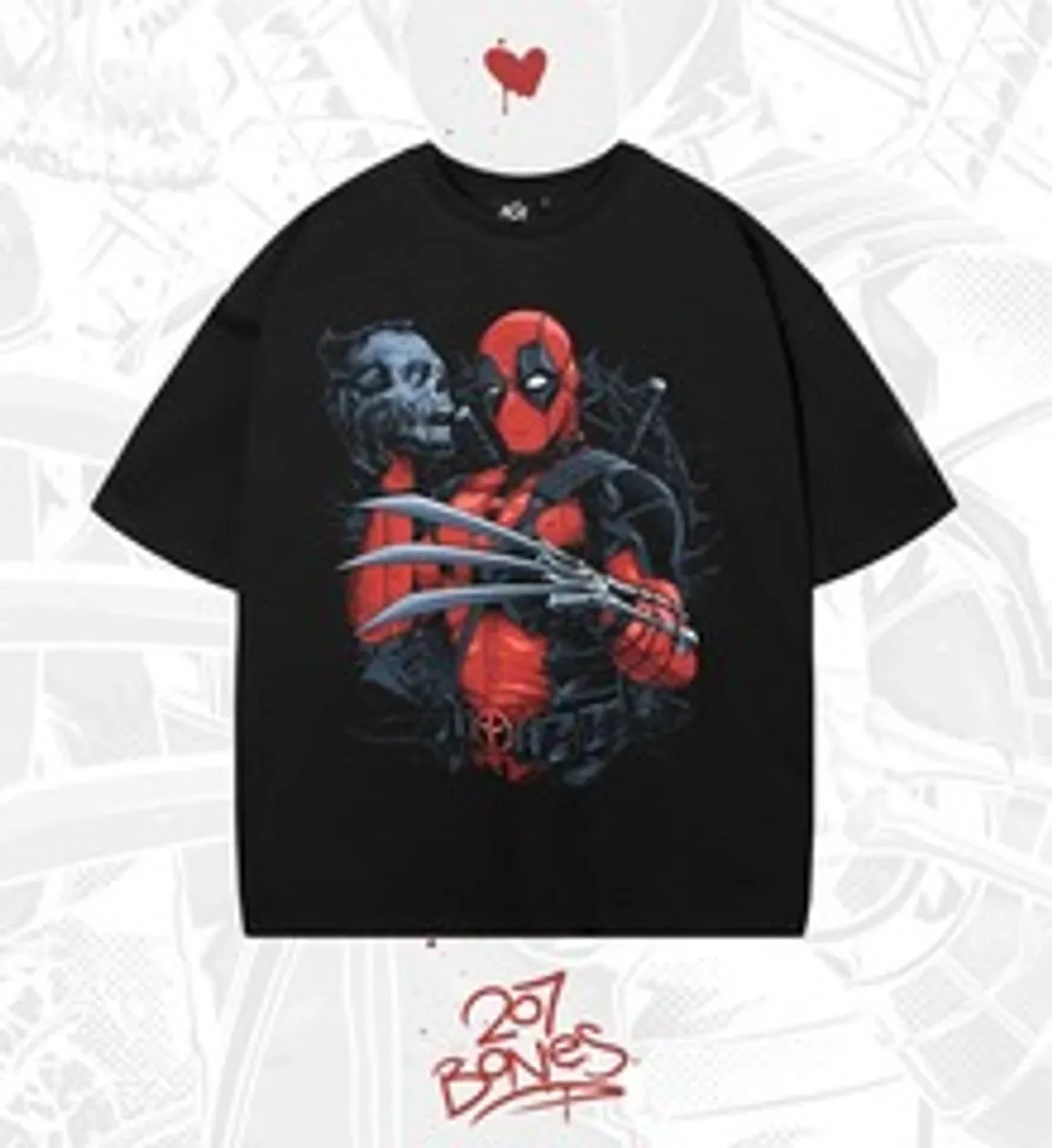 Футболка Оверсайз Deadpools - M
