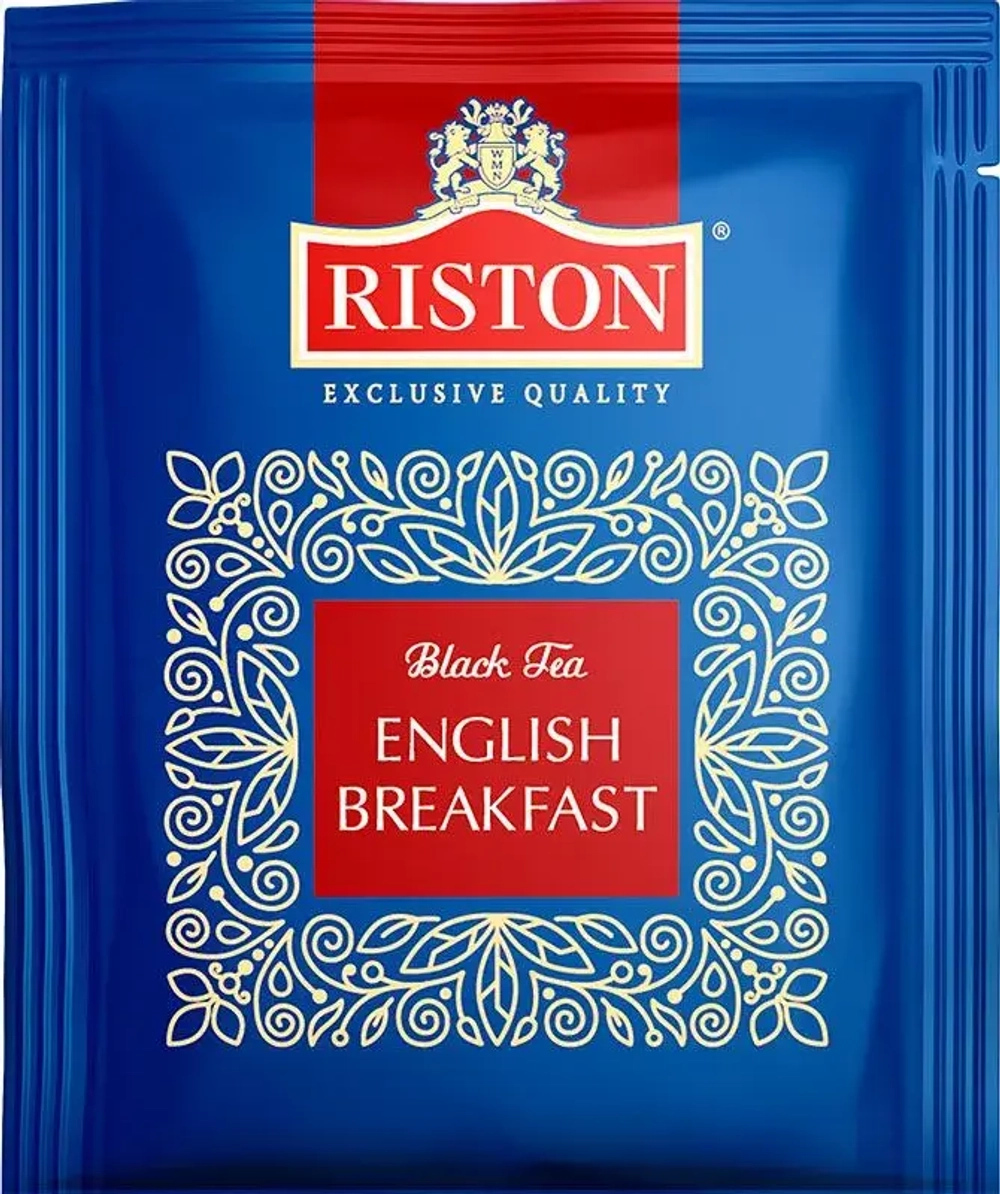 Чай черный в пакетиках Riston "English Breakfast", 100 пакетиков.