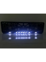 Рамка с LED подсветкой надписи. Серёга Lexus