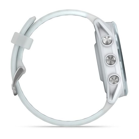 Garmin Forerunner 570 42 мм Алюминий облачно-голубой с полупрозрачным ремешком белого/облачно голубого цвета