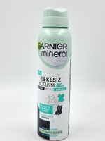 Garnier Mineral Антиперспирант-спрей женский, белое/черное/цветное, 48 часов,150 мл (Франция)