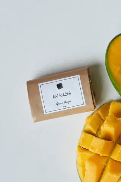 Твёрдое мыло ЗЕЛЕНОЕ МАНГО (GREEN MANGO)