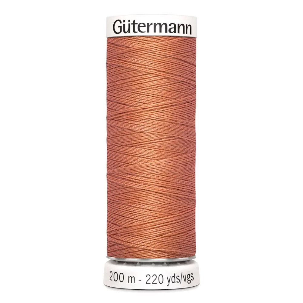 Нить Sew-All 200 м, Gutermann, 377 карамельно-абрикосовый