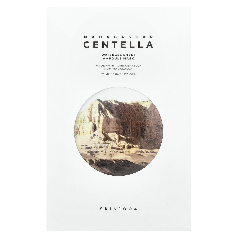 SKIN1004, Madagascar Centella, увлажняющая тканевая маска с ампулами, 25 мл (0,84 жидк. унц.)
