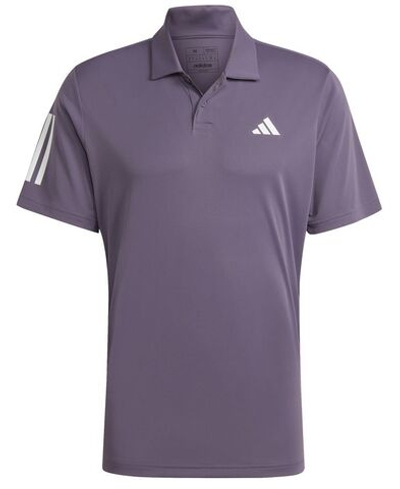 Мужское теннисное поло Adidas Club 3-Stripes Polo - violet