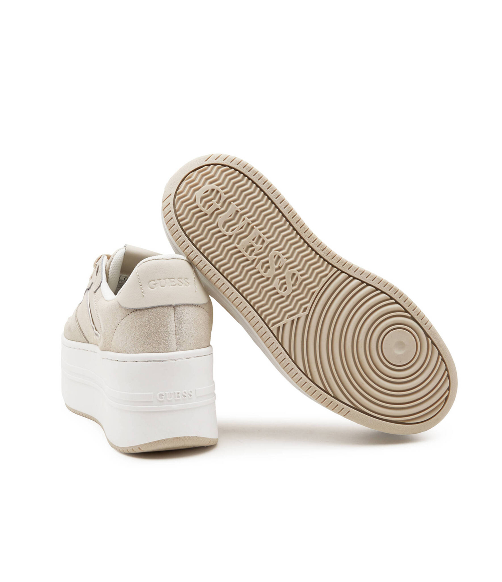 Кожаные кроссовки Guess - серый(FLJLLI LEM12)