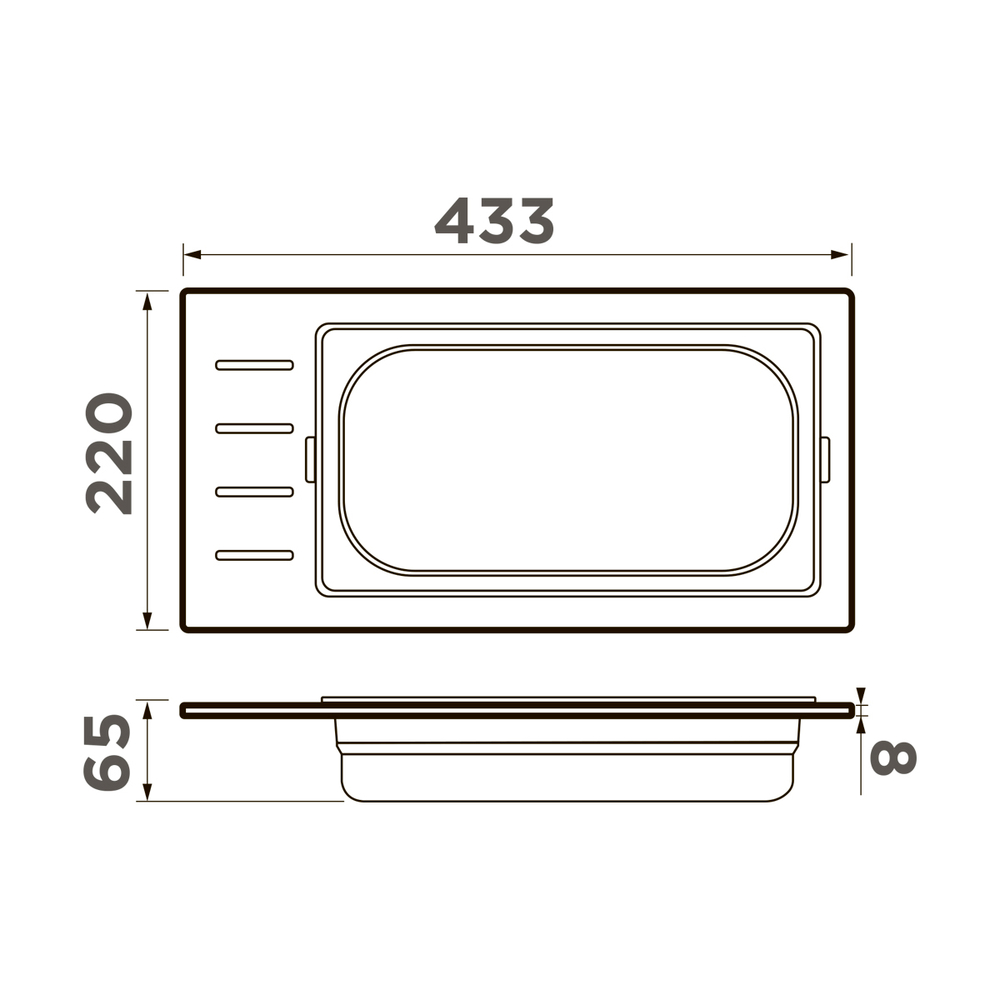 Контейнеры Omoikiri DC-01-1-IN