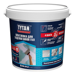 Шпатлевка  для заделки швов гипсокартона, 5 кг TYTAN Professional