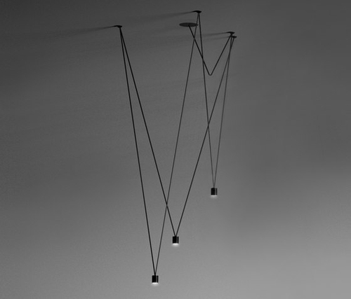 Подвесной дизайнерский светильник Match от Vibia (3 плафона)