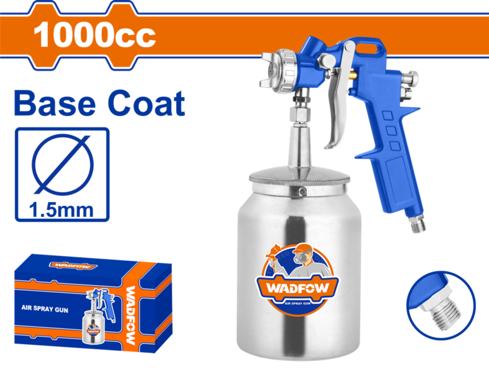 Краскораспылитель 1000 см3 (10) WADFOW WGA1510