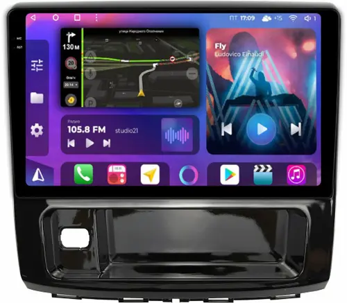 Магнитола для Haval H9 2015-2021 - FarCar S500-TS10 монитор 10.36" QLED на Android 14, Быстрая, CarPlay, 4G SIM-слот