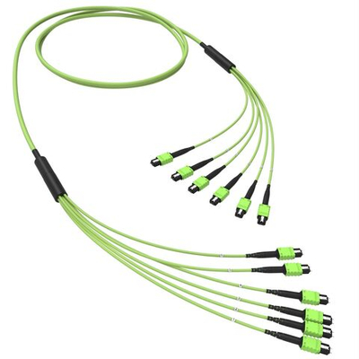 Оптическая магистральная сборка 72 ОВ 50/125 OM5, 6xMTP PRO(12)m/6xMTP PRO(12)m, тип В, 350 м