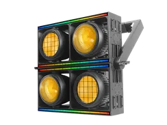 STAGE4 SUNRAY STRIKE QUAD BLINDER / 4x300+96х2 Вт / WW+A+R / 46160 Лм / 55024 Кд / 48°(98°) / 2200 Л