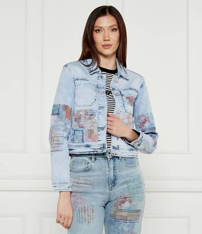 Джинсовая куртка CHAQ_LOS ANGELES Desigual - голубой(25SWED03)