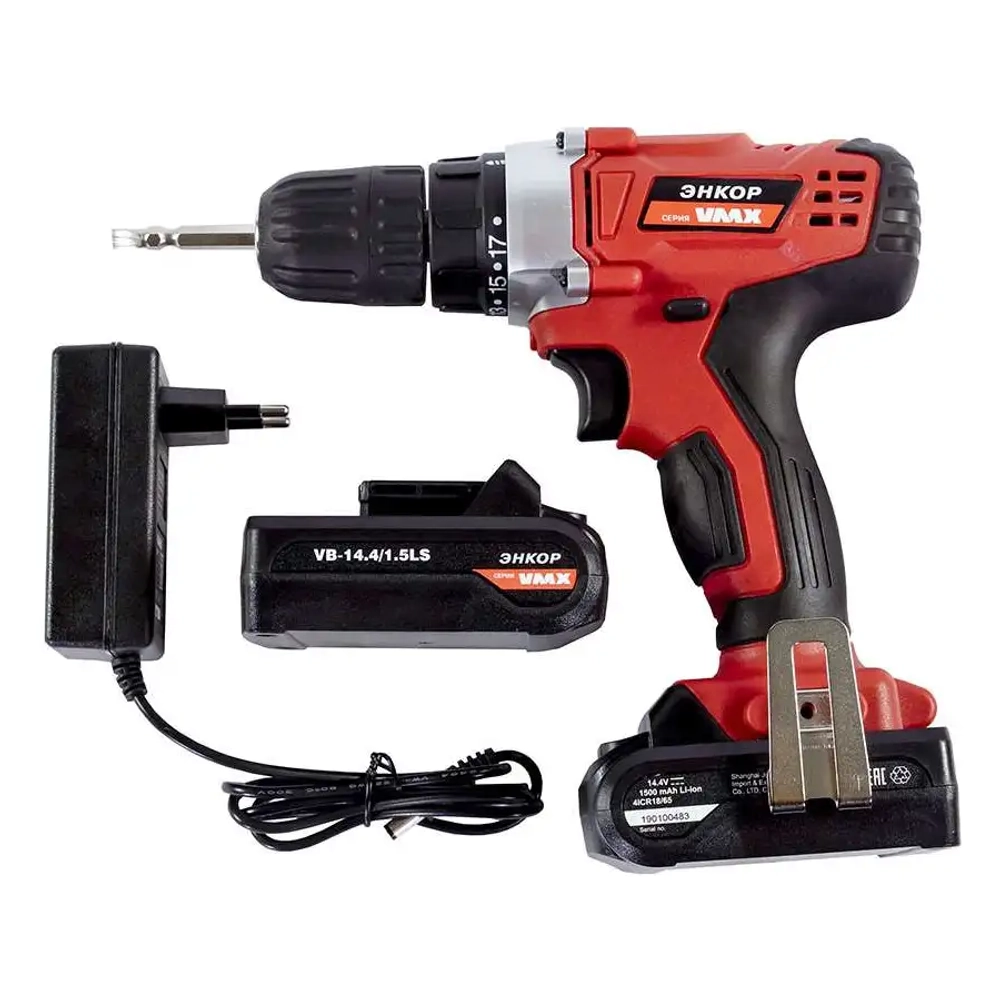 Аккумуляторный шуруповерт VDS-10/12LS ЭНКОР 510007