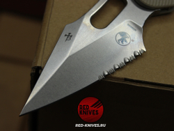Нож Microtech Stitch Ram-Lok PS V.2025 - рукоять светлый G10, клинок серый, PS заточка