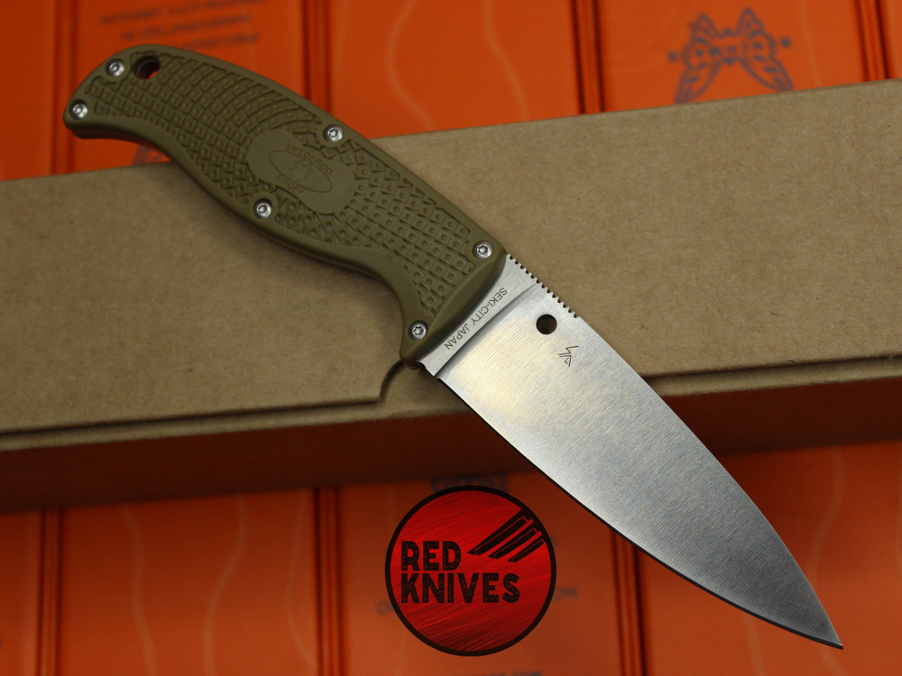 Нож Spyderco Enuff™ 2 - рукоять олива