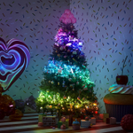 Умная гирлянда Twinkly Strings Special Edition 400 LED RGB+W 32 м IP44 Black