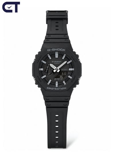 CASIO GA-2100-1A2DR G-SHOCK мужские наручные часы — тонкая восьмиугольная G-SHOCK с Carbon Core Guard