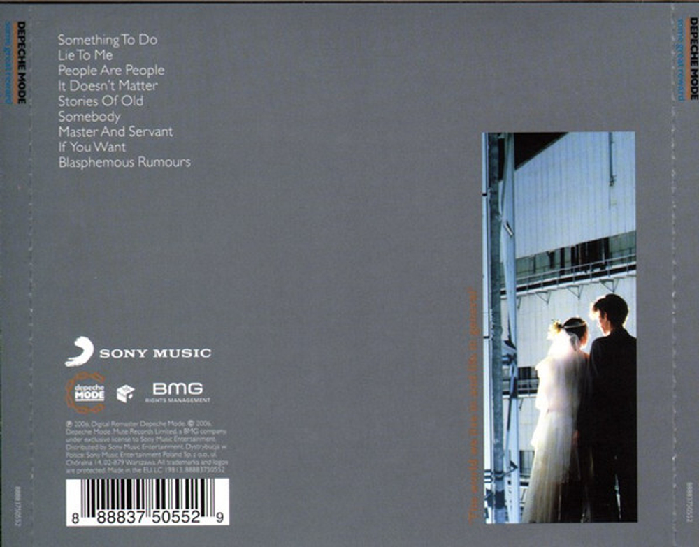 Depeche Mode — Some Great Reward (CD)