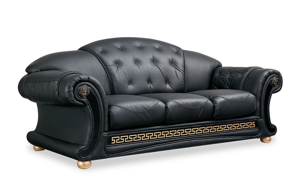 Диван-кровать Versace 3-х местный черный