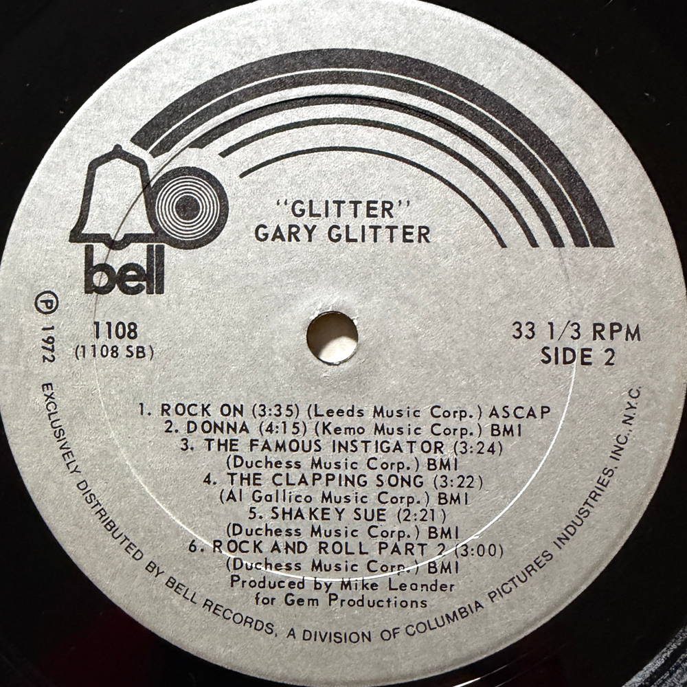 Gary Glitter ‎– Glitter (США 1972г.)