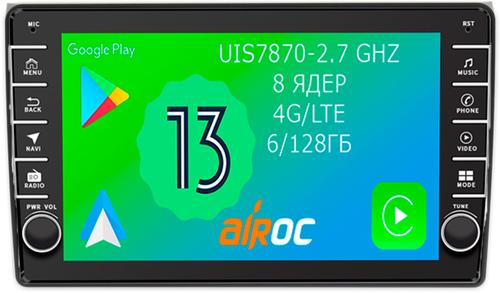 Магнитола для AUDI A4 2000-2008 (B6,B7) - Airoc AB-3604 (кнопки и крутилки), Android 13, Быстрая, SIM-слот, CarPlay