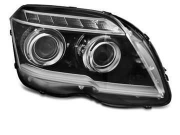 Фары передние TUBE LIGHT BLACK для Mercedes GLK X204