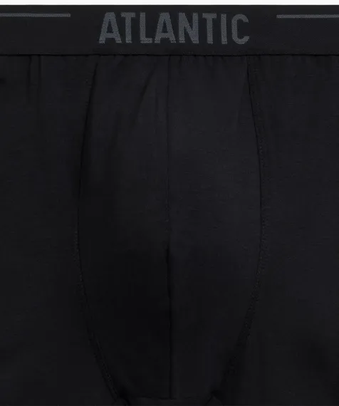 Трусы мужские боксеры (5шт) Atlantic 5SMH-004, хлопок, коричневый + графитовый + черный + фиолетово-серый + каберне