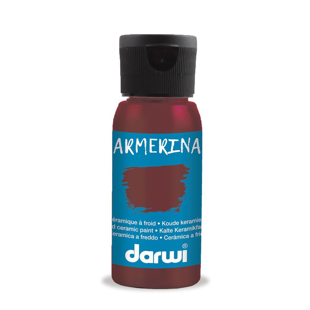 Краска для керамики Darwi Armerina, 50мл, 470 регина красный