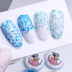 1302 Конфетти "Хлопушка" 2 г голубые