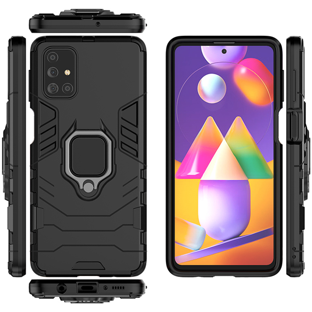 Противоударный чехол с кольцом Panther Case для Samsung Galaxy M31s