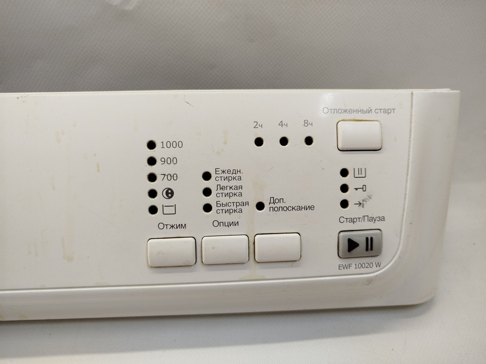 423 Силовой модуль и панель индикации в сборе для стиральной машины Electrolux EWF 10020 W б/у