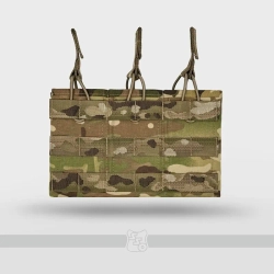 АКМ 3 MOLLE. Сумка для 3 магазинов АК без клапана