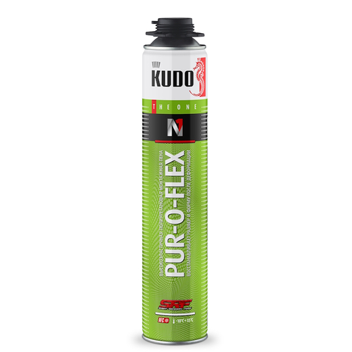 Пена монтажная KUDO высокоэластич. СИНЯЯ профи PUR-O-FLEX 1000мл / KUPP10FL35+
