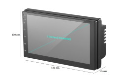Автомагнитола 7" 2DIN Android (1GB / 16GB / Wi-Fi / GPS / Bluetooth, / USB)