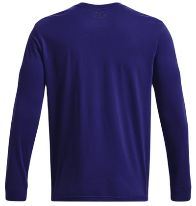 Мужская теннисная футболка теннисная Under Armour Men's Sportstyle Left Chest Long Sleeve - sonar blue/black
