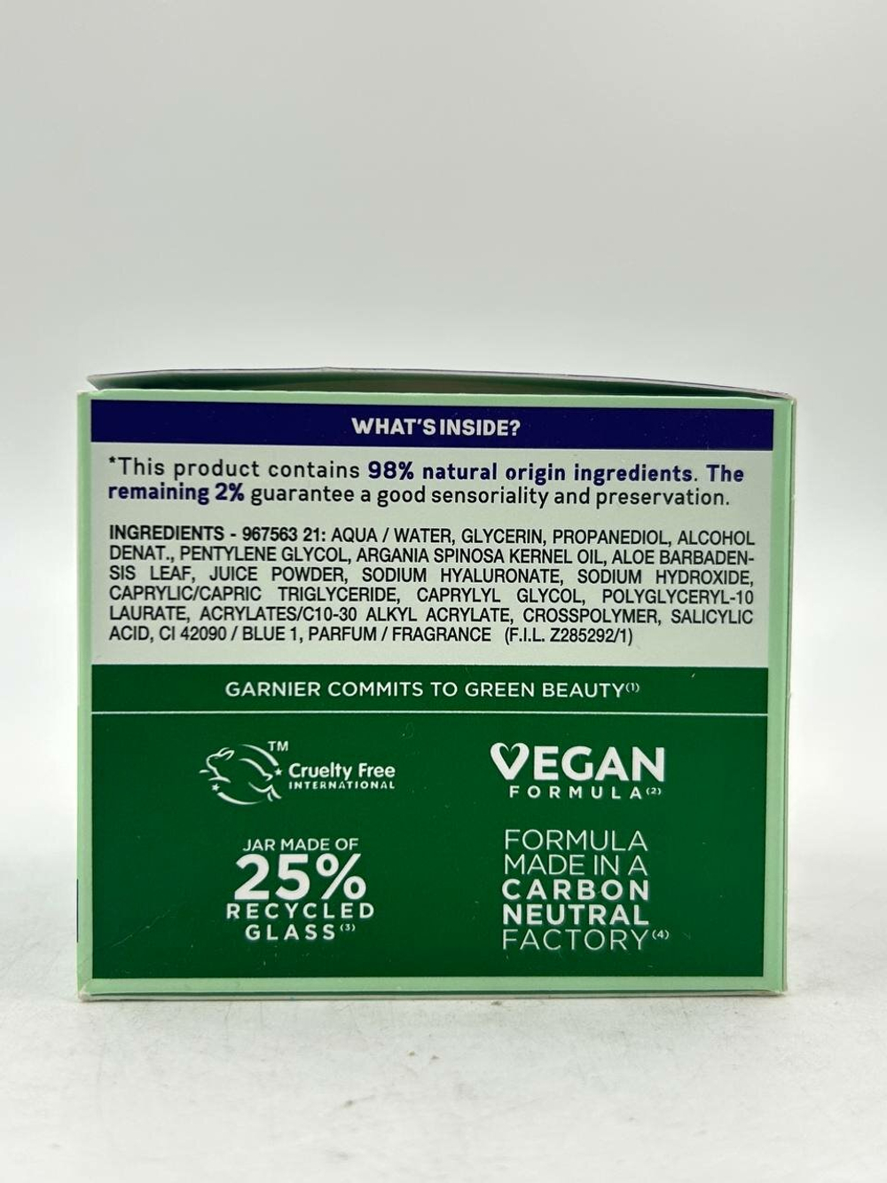 Garnier Skin Active ночной крем-гель Hyaluronic Aloe Night Jelly увлажняющий 48Н 50 мл (из Финляндии )