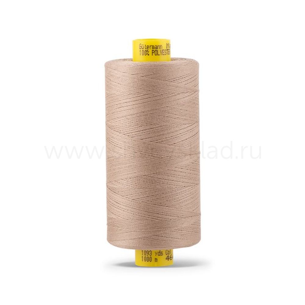 Нитка Gutermann Mara 120 (1000 метров), 1 кат., универсальная | 464 песочный