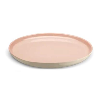 Тарелка обеденная Emile Henry Powder Pink/Clay, 28 см