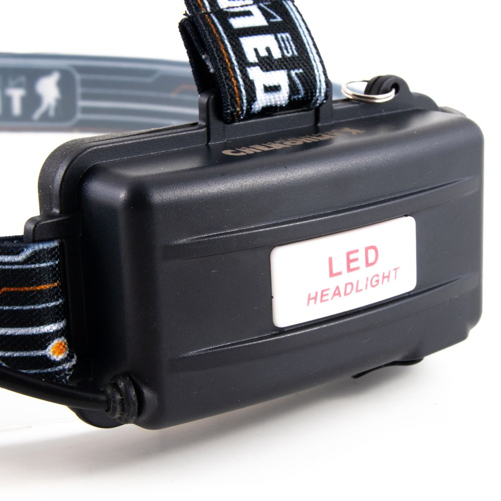 Фонарь налобный "СИБИРСКИЙ СЛЕДОПЫТ-Стильб", 1 LED + 4 COB, zoom, аккум.2x2200mAh/60/